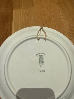 Ručne malovaný dekoračný tanier - 2