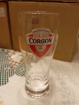 Pivné poháre 0,3 l s logom Corgoň - 2
