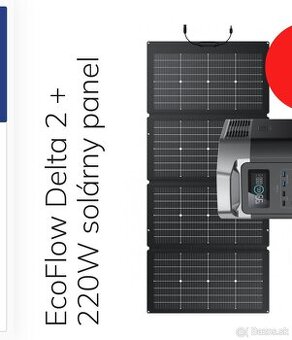 Solárny panel s nabíjacím generátor Ekoflow delta 2 - 2