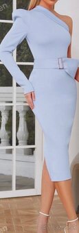 Dámske šaty modré - 2