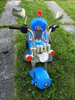 Elektrická motorka M8 - Modrá - 2
