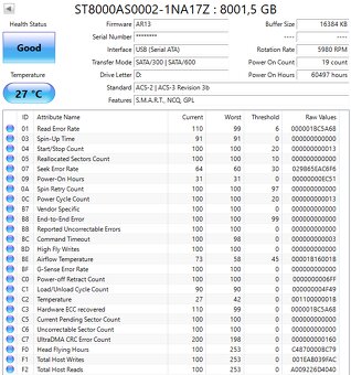 Seagate archive HDD - 8TB - 2