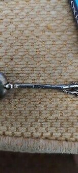 predam 6 ks strieborne starozitne mocca lyzicky - 2