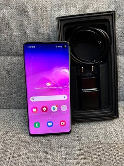 Samsung Galaxy S10 (plne funkčný) zelený pásik na displeji - 2