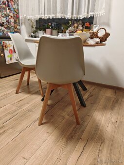 Jedálenské stoličky šedé - 2