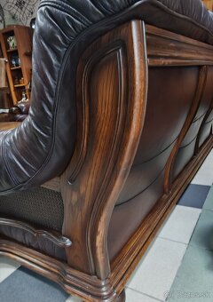 Sedačka trojsed a dvojsed v kvalitnej hrubej koži - 2