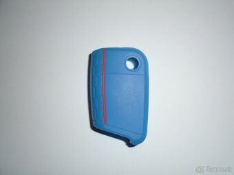 Modrý silikónový obal na kľúč VW 2012-2020 - 2