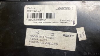 Audi A3 8L zosilňovač Bose sound - 2