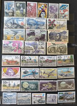 Poštové známky Československo - doprava/kozmos - 2