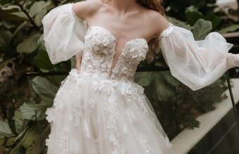 Svadobné šaty 36/38 - 42 - 2