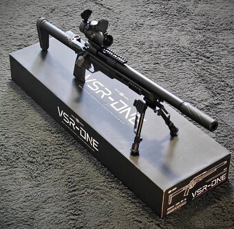 Airsoft sniper Tokyo Marui VSR-ONE + upgrade + príslušenstvo - 2
