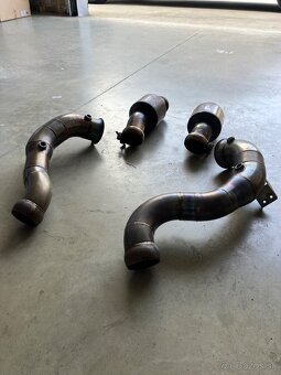 Downpipe Mercedes S63 amg 450kw / výfukové zvody - 2