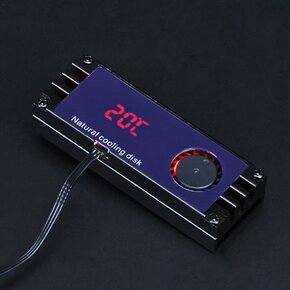 Chladič chladiča SSD s digitálnym displejom M.2 s turbo chla - 2