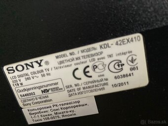 Sony Bravia KDL-42EX410 - 2