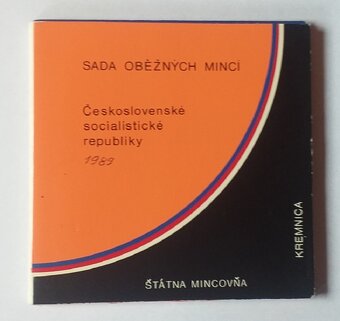 ČSSR sada mincí 1989 - 2