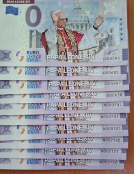 PAPA LEONE LIV - 0 EUROSUVENIR - KOLORIZOVANA BANKOVKA - 2