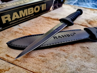 RAMBO VI 12" KNIFE - AMERICAN VETERAN BOWIE KNIFE - 2