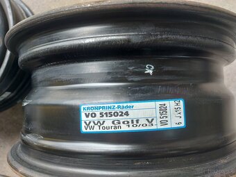 5x112R15 plechové disky VW-ŠKODA-SEAT - 2