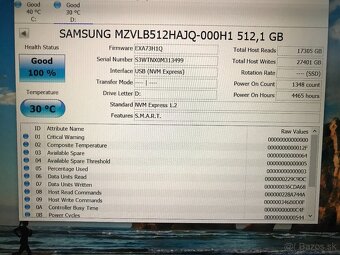 SSD disk NVME m.2. 512GB SAMSUNG PM981. - 2