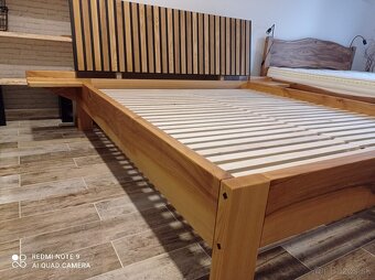 Manželská posteľ z masívu - 2