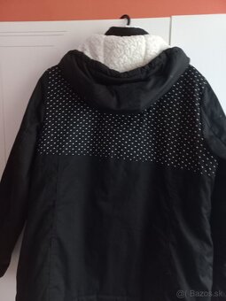 Damska cierna bunda č.44 - 2