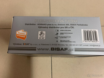 Predám Bisaf rúško, balenie 15 ks - 2