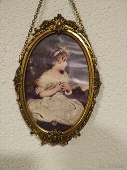 Rámečky oválné mosazné - 2