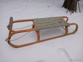 Drevene sanky velke - 2