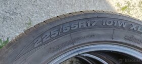 Predám Letne pneu 225/55/17 Zeetex Rok 2020 Dezen cca 5.5 MM - 2