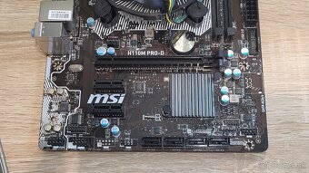 Zakladná doska MSI H110M PRO-D + procesork i5 6500 - 2