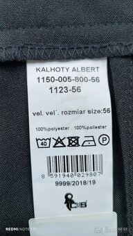 CXS ALBERT Pánske nohavice pre čašníkov - čierne - 2