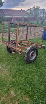 Vlečka na malotraktor - 2