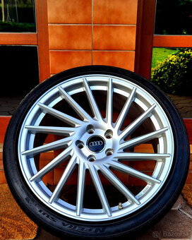 alu R19 5x112, letné pneu 245/35, Audi A4. Mercedes E + C - 2