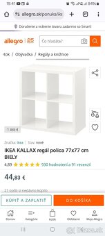 Ikea regal/policový diel/oddelovaciu stena - 2