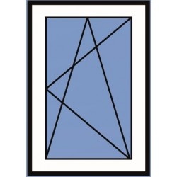 KUPIM Plastové okná ,  širka 54 cm X 80 cm výška , 3ks - 2