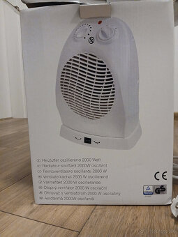 Teplovzdušný ventilátor 2000 W - 2