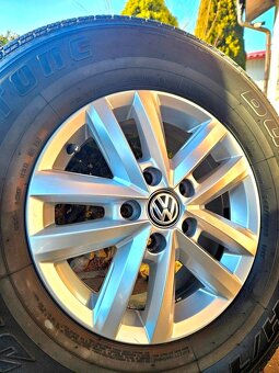 Alu R16 5x120 orig. VW AMAROK + letné 245/70 R16 - 2
