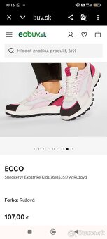 Super dámske kožené tenisky Ecco...veľ. 40 - 2