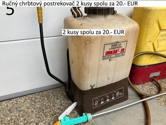 PVC hadica a postrekovače - 2