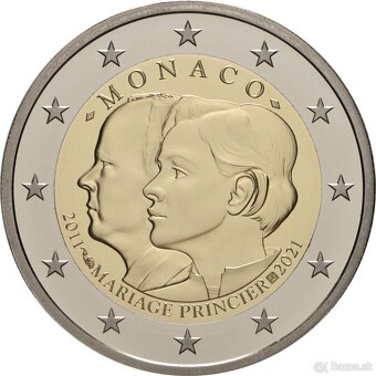 Monaco 2 euro 2021 - 2