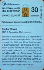 Telefónna karta - Slovenské telekomunikácie - 2