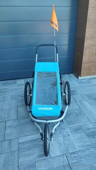 Predám cyklovozík Croozer 1 s odpružením - 2