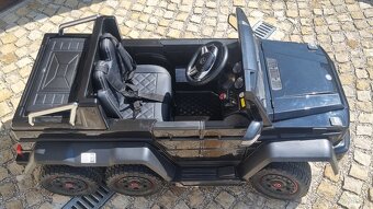 Elektrické autíčko Mercedes G63 6x6 – zánovné, ako nové - 2