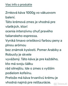 Zrnkova káva - 2