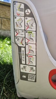 Britax King II LS 9-18kg na bezpečnostný pás - 2