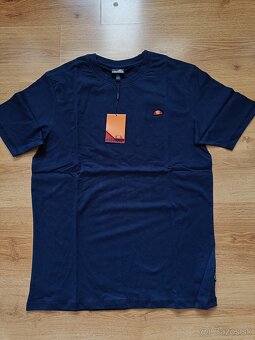 Ellesse pánske tričko tmavomodré - 2