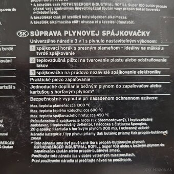 Plynová spájkovačka PARKSIDE - 2