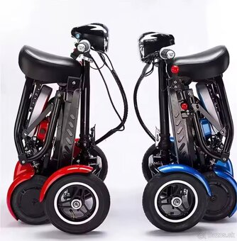 skladaci 4 kolesovy elektricky vozik ZTP video - 2