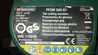 Rezačka dlažby - 2