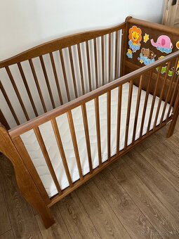 Kvalitná Detská postieľka Noble Cot 120x60 Vintage - 2